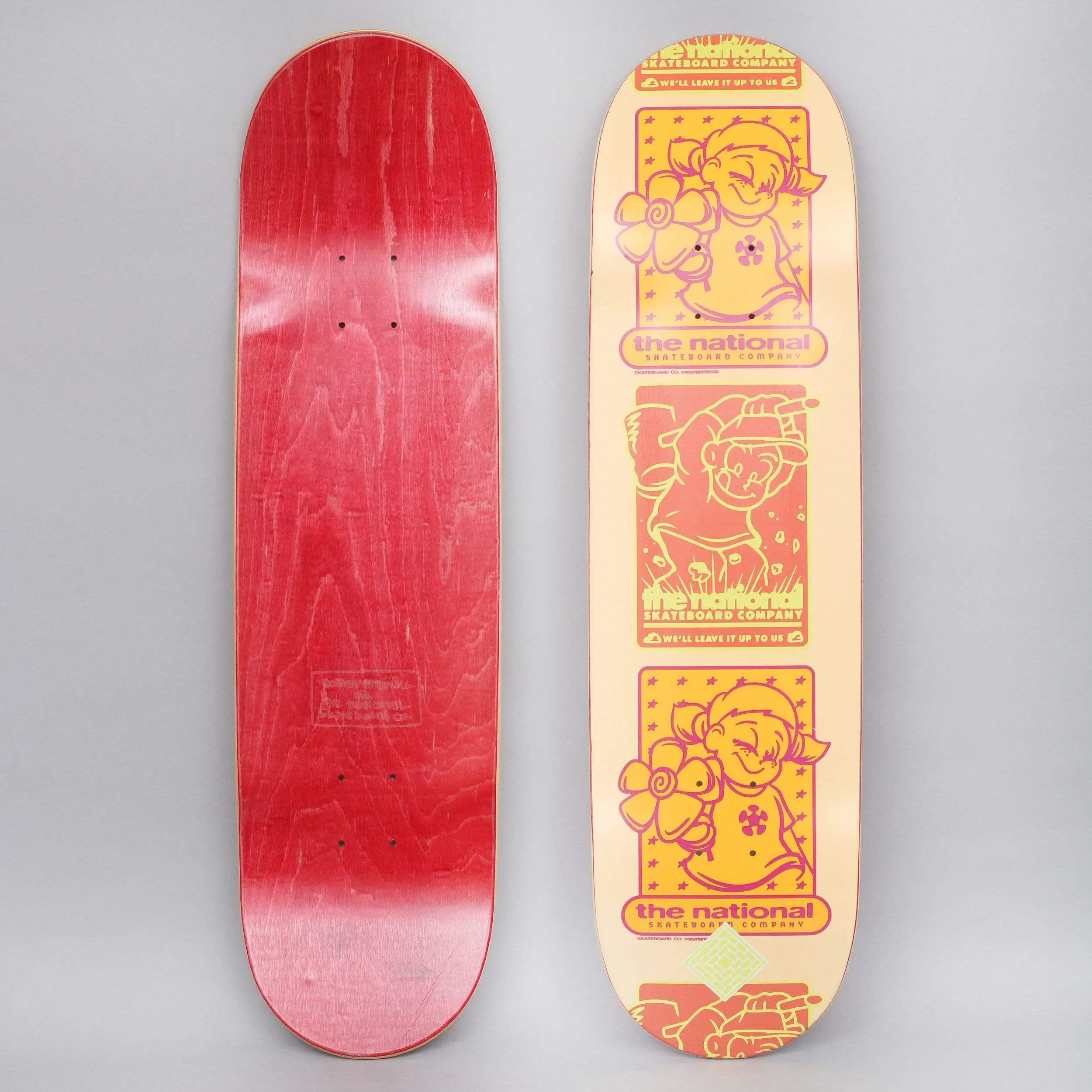 The National 8.375 Hook Up Skateboard Deck