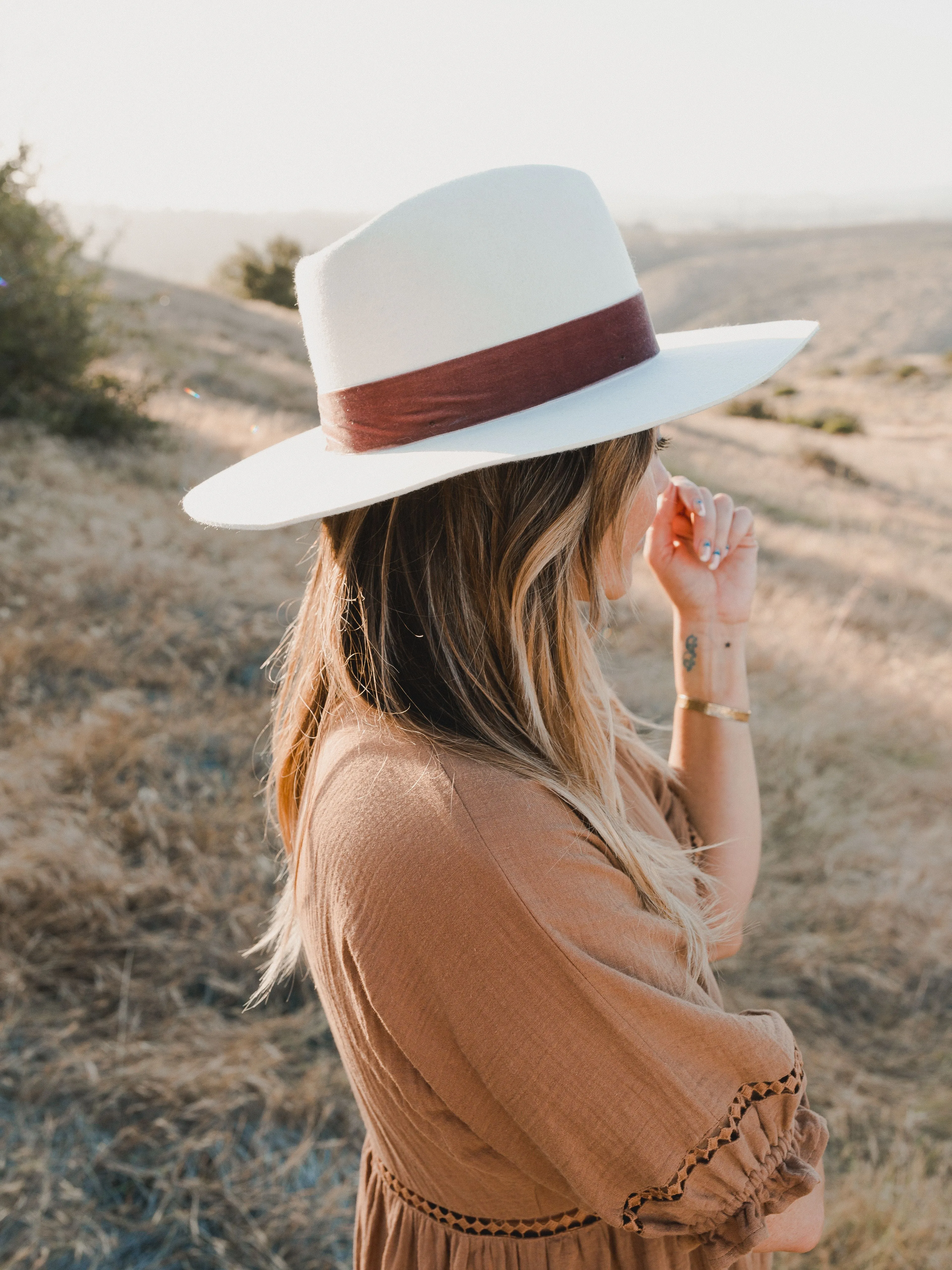 The Rancher Hat by Rylee & Cru - Ivory