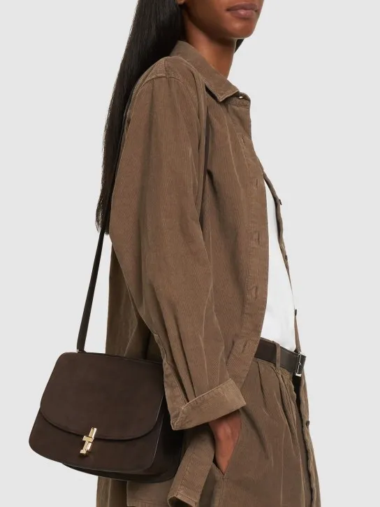 The Row   Sofia 10 suede shoulder bag 