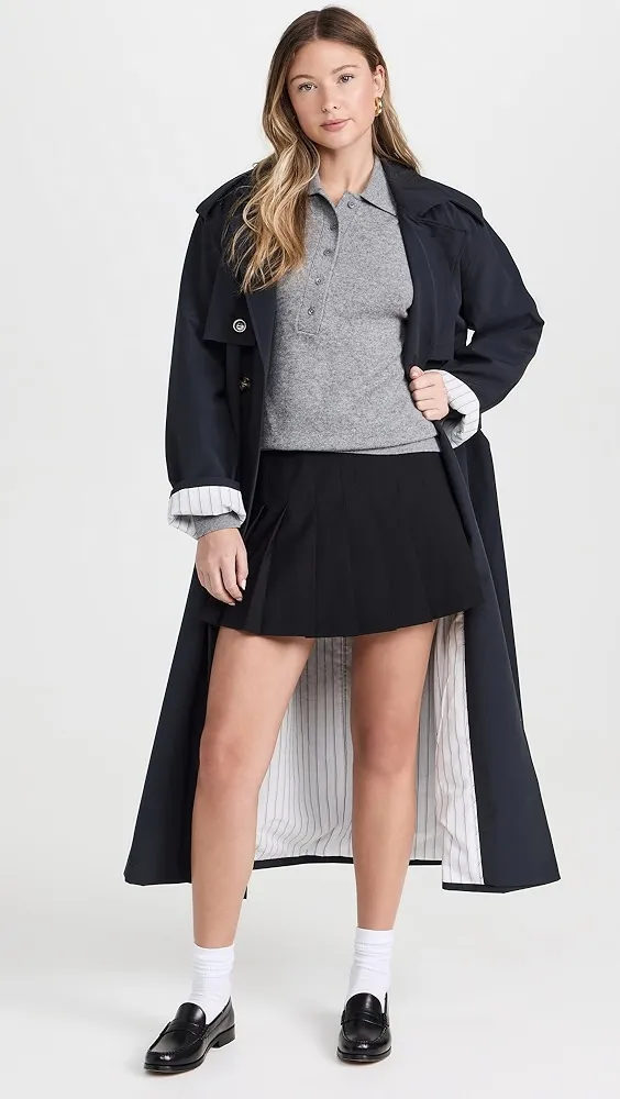 Theory   Mini Pleat Skirt 