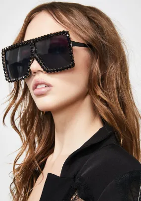 Through Onyx Colored Sunglasses-