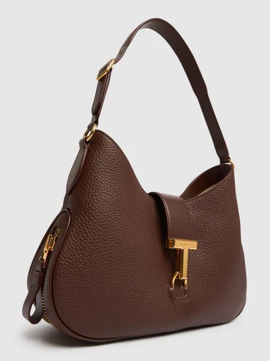 Tom Ford   Medium Monarch grain leather bag 