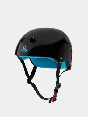 Triple Eight Helmet The Certified Sweatsaver Helmet (black glossy)