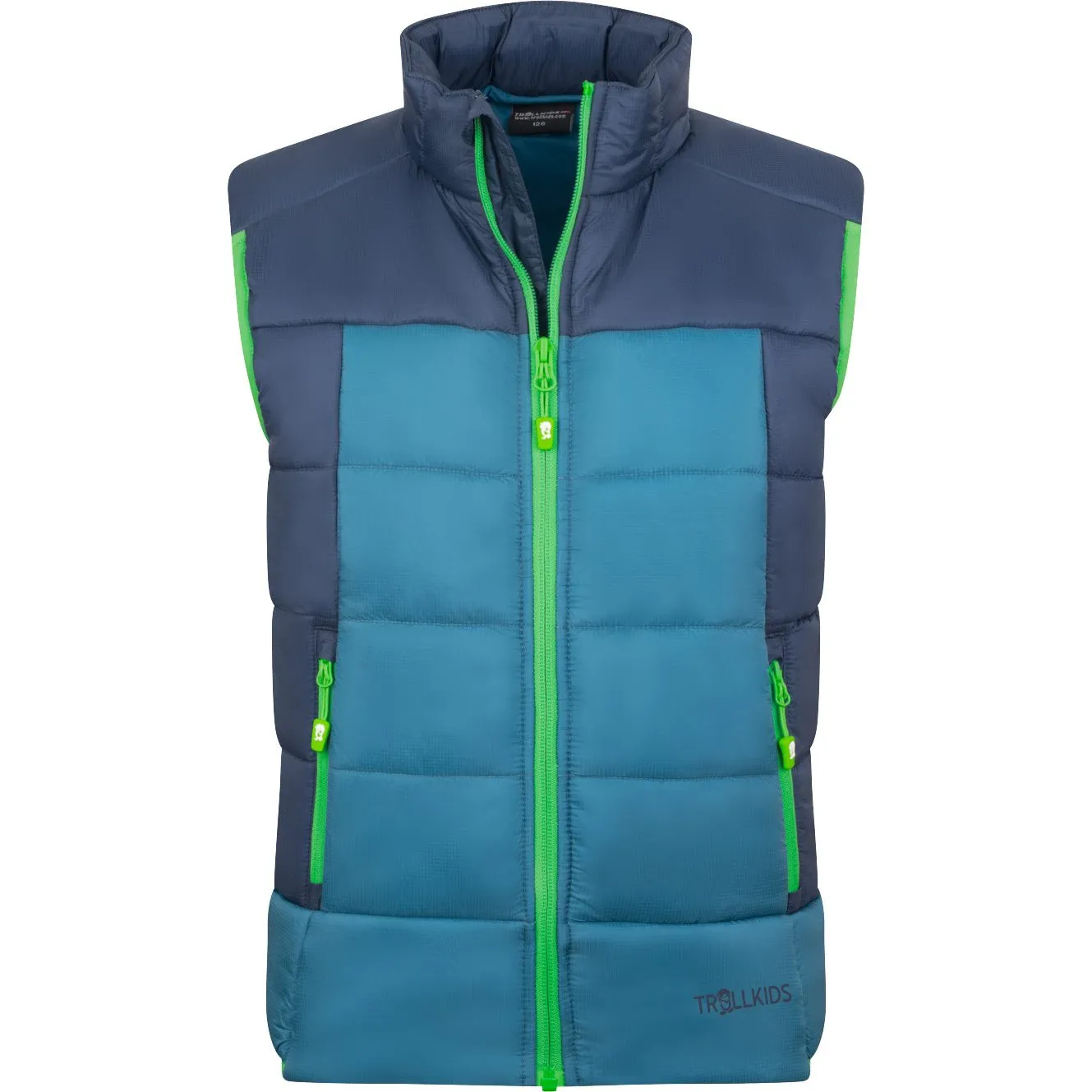 Trollkids - Hardanger Vest Kids mystic blue