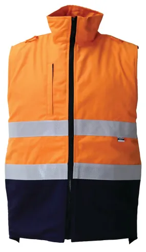 Tuffa Workwear Tuffa VEST21 Vest - Cold Weather - FR/ARC PPE2 D/N - Orange/Navy - S