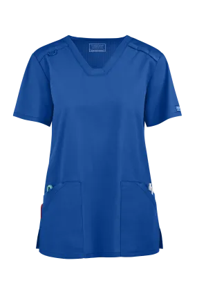 UA Exclusive Cherokee Workwear Professionals Active Women's 4-Pocket STRETCH V-Neck Scrub Top