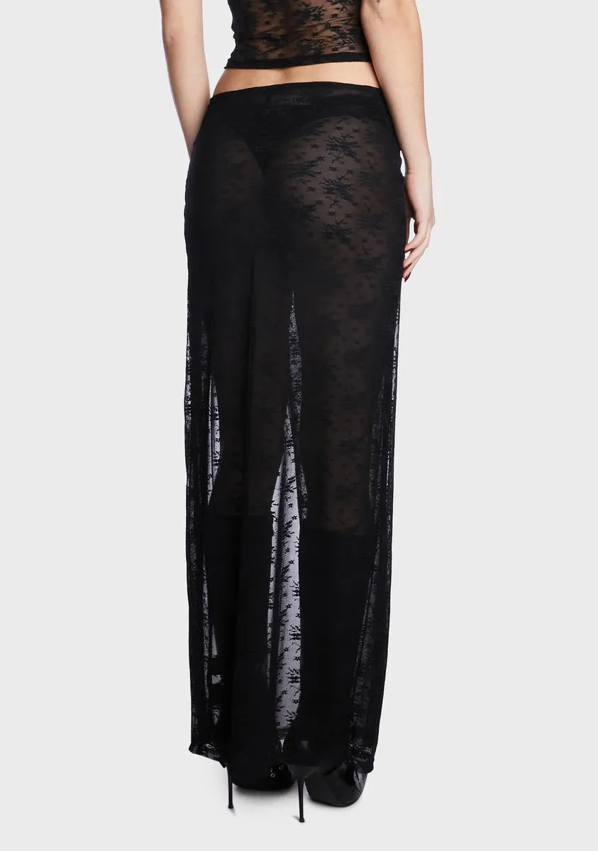 Uno Sheer Maxi Skirt-