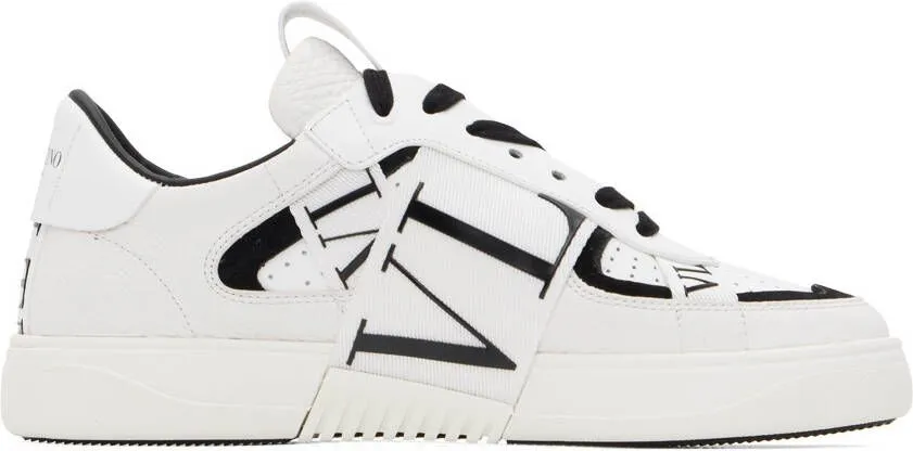 Valentino Garavani White & Black 'VL7N' Sneakers