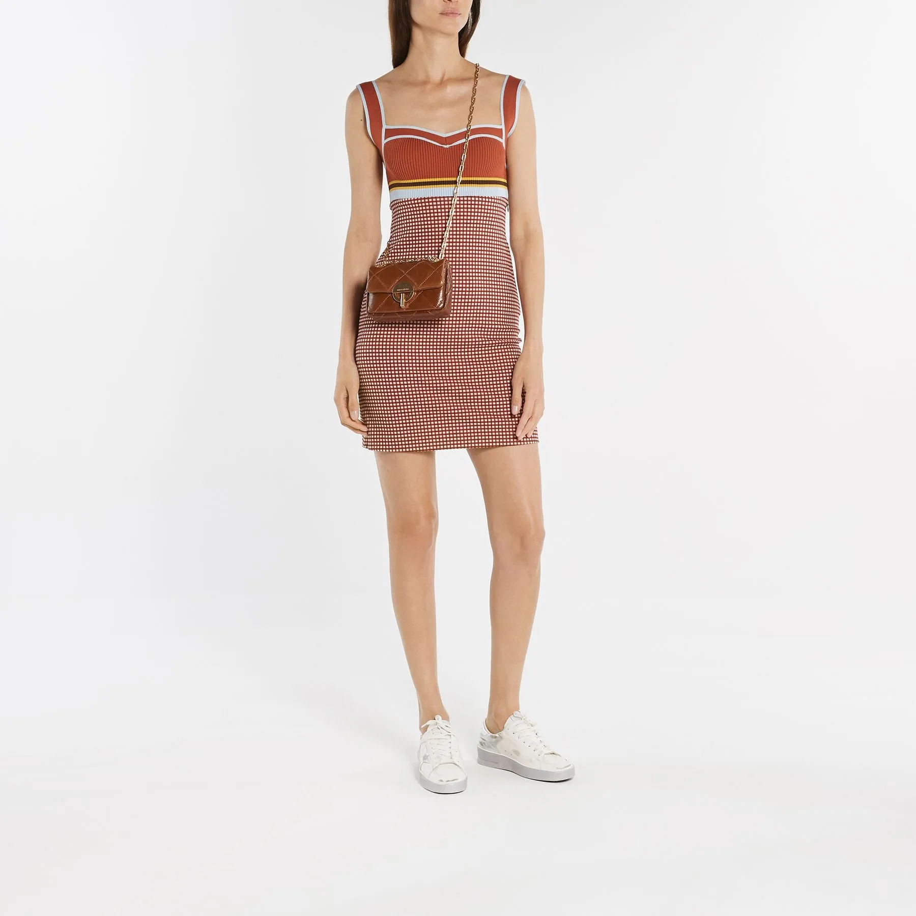 Vanessa Bruno  Nano Moon Hobo Bag - Vanessa Bruno -  Havane - Leather