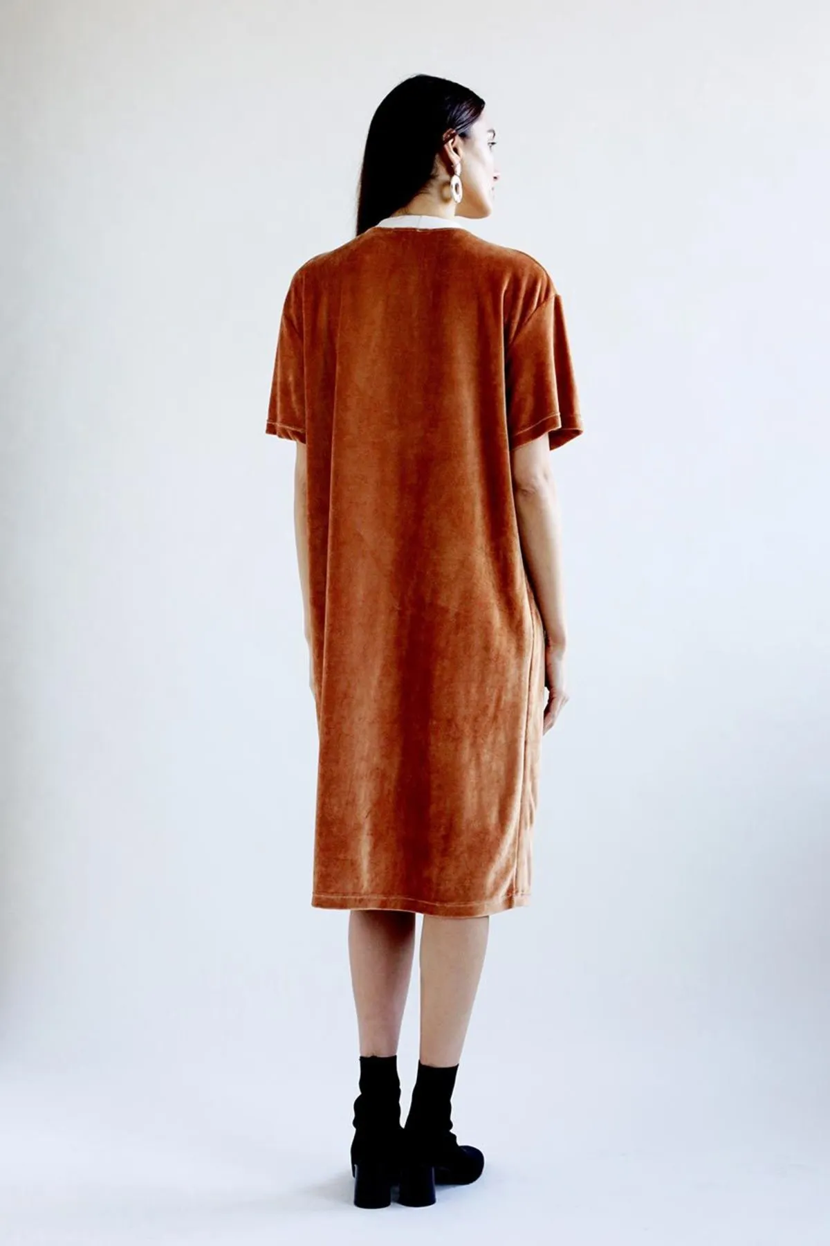 Velour Agnes Dress