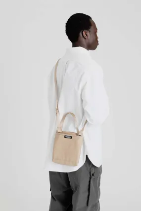 Water Repellent Shoulder Bag - Beige