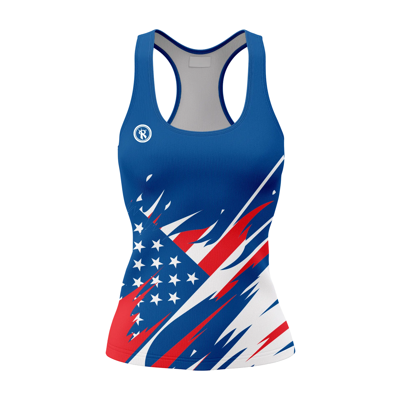 Womens Sublimated Beach Tank - Liberty