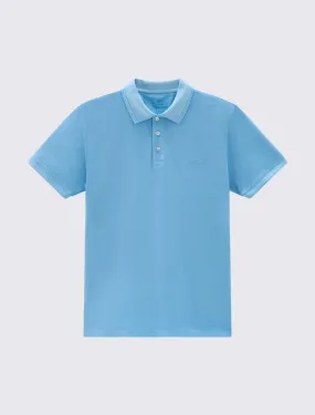 Woolrich polo licht blauw