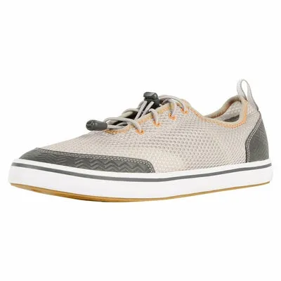 XTRATUF Riptide Men's Airmesh Deck Shoes, Gray & Orange 22200