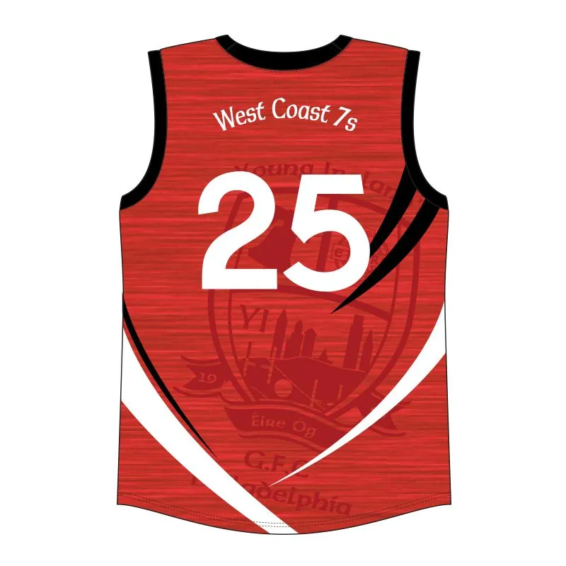 Young Irelanders GFC Philadelphia Red Outfield Vest (Ladies)